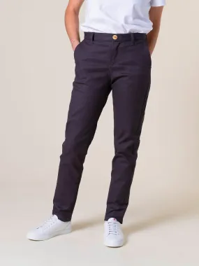 CHINO AJUSTE 263N coton bio filidenim flex uni anthracite Femme | 1083