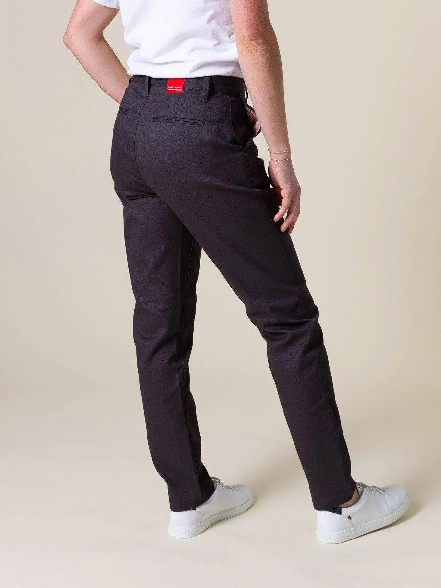 CHINO AJUSTE 263N coton bio filidenim flex uni anthracite Femme | 1083