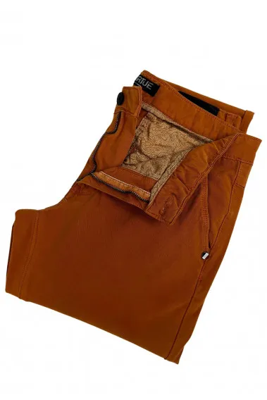 Chino LYON orange Taille 38 Couleur Orange