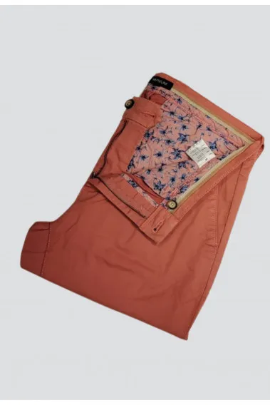 Chino PEARL brique Taille 38 Couleur Orange