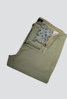 Chino PEARL olive Taille 38 Couleur Kaki