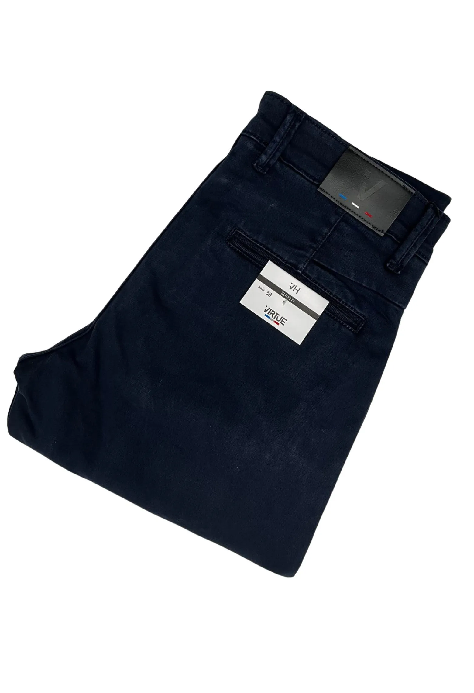 Chino regular LILLE bleu Couleur Bleu Taille 40