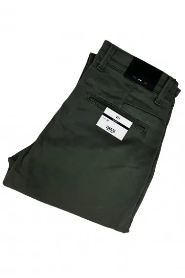 Chino regular LILLE kaki Taille 38 Couleur Kaki