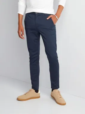 Chino slim - L34 - bleu marine