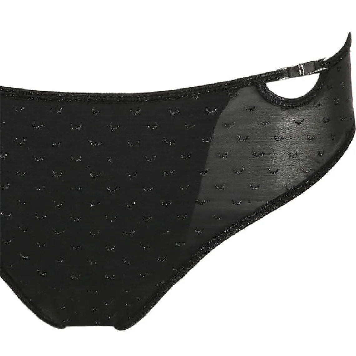 Culotte brésilienne - Noire Queen Of The Night en nylon | 3 Suisses