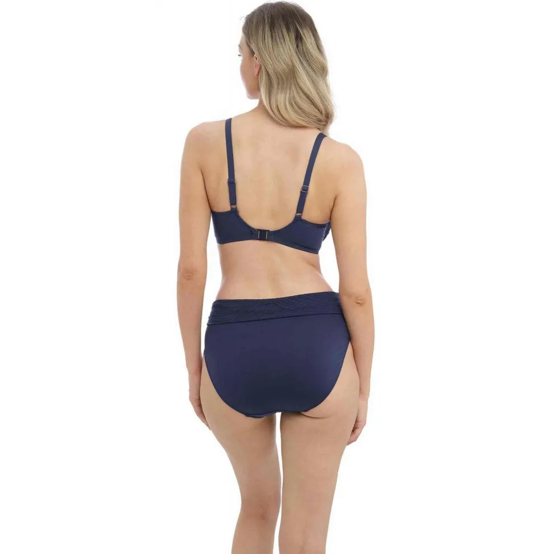 Culotte de bain Taille Haute - Bleue Fantasie Bain en nylon | 3 Suisses