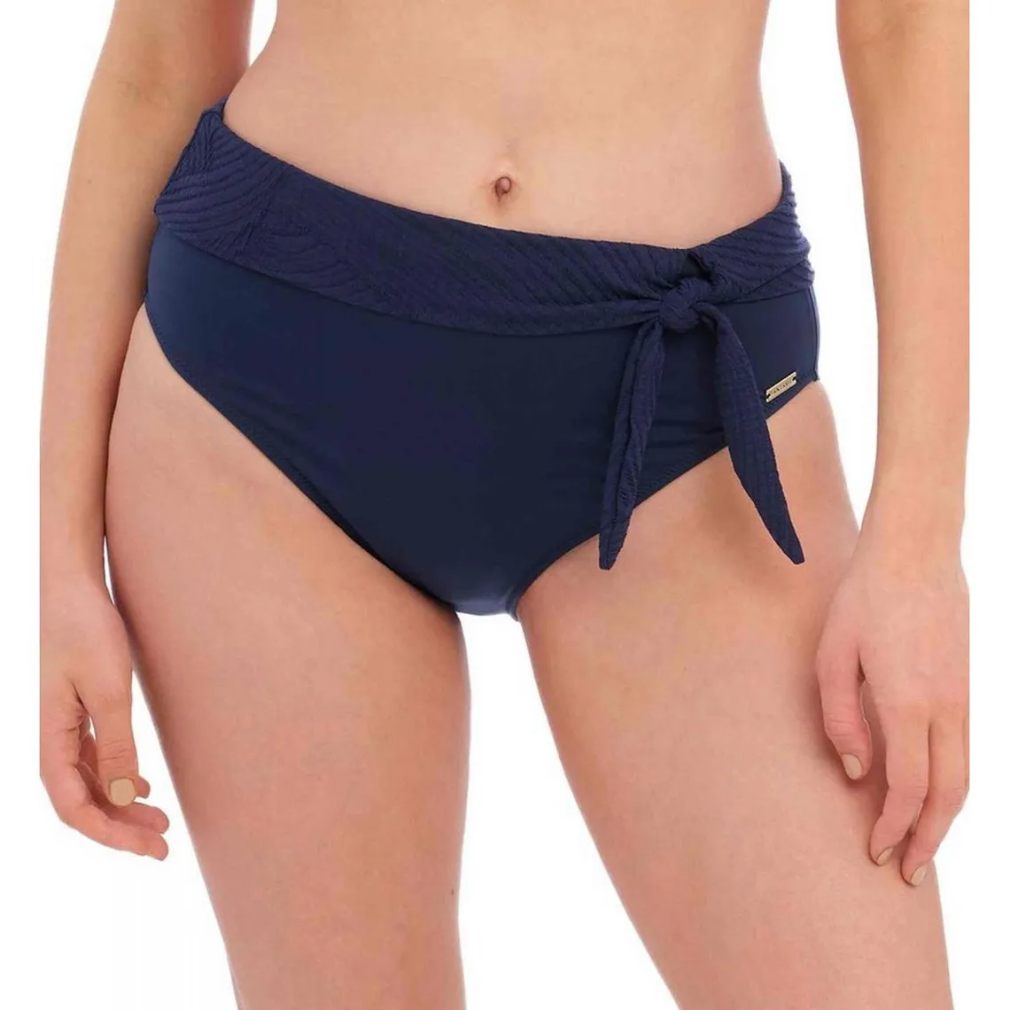 Culotte de bain Taille Haute - Bleue Fantasie Bain en nylon | 3 Suisses