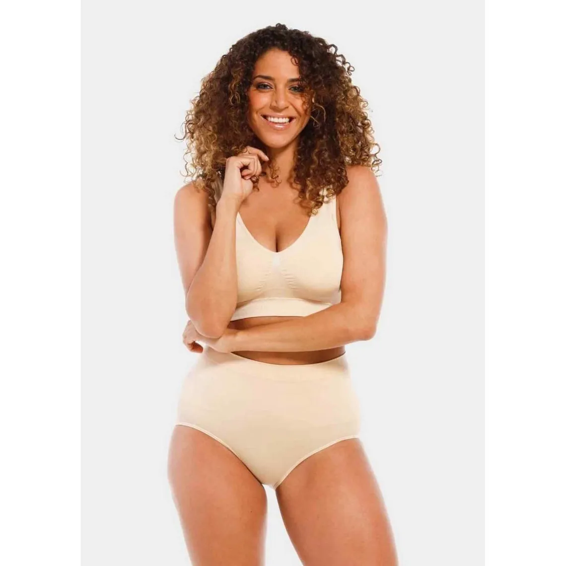 Culotte gainante Confort classique Beige | 3 Suisses