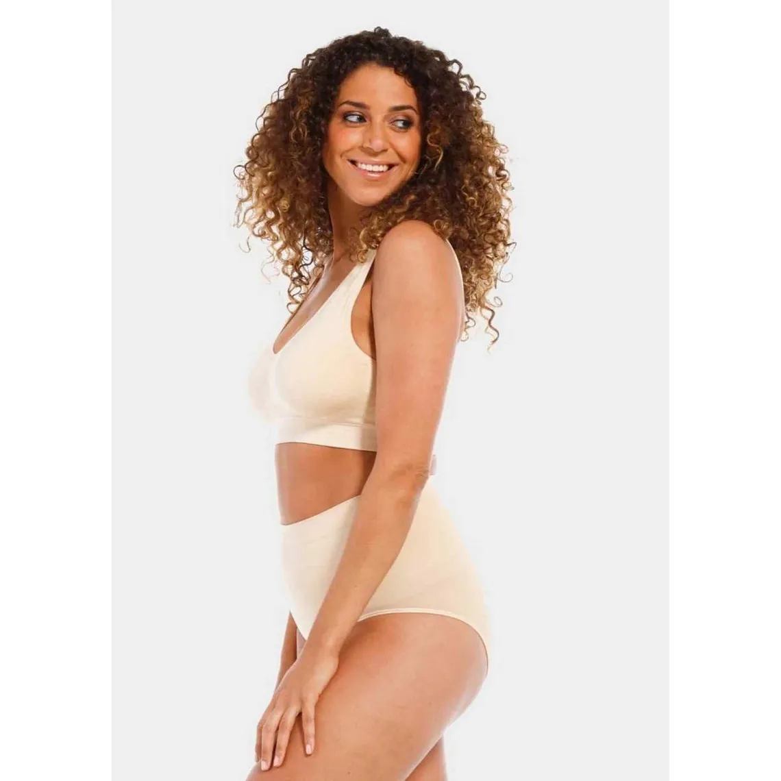 Culotte gainante Confort classique Beige | 3 Suisses