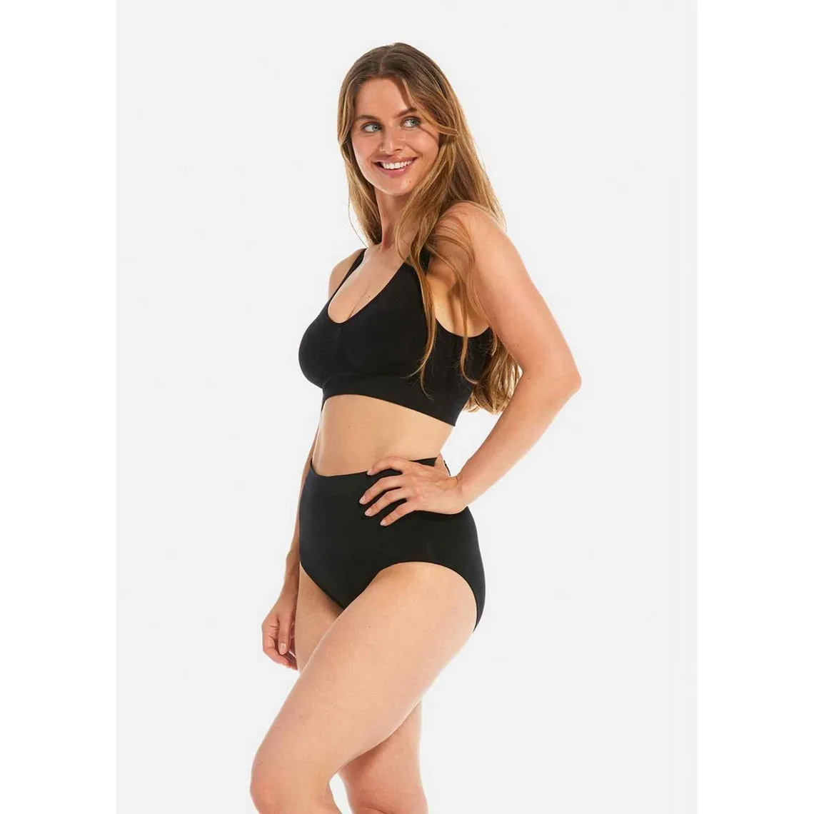 Culotte gainante Confort classique Noir | 3 Suisses