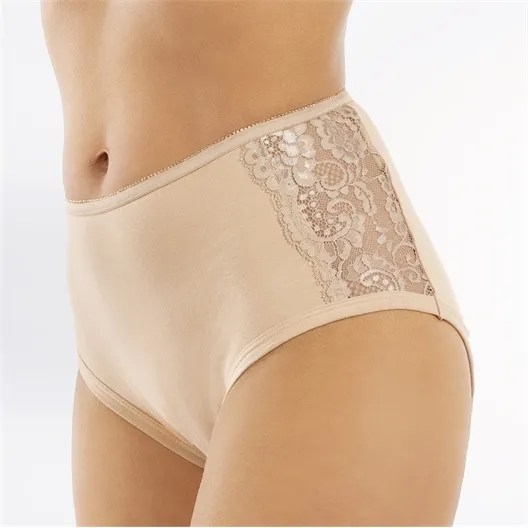 Culotte incontinence dentelle chair