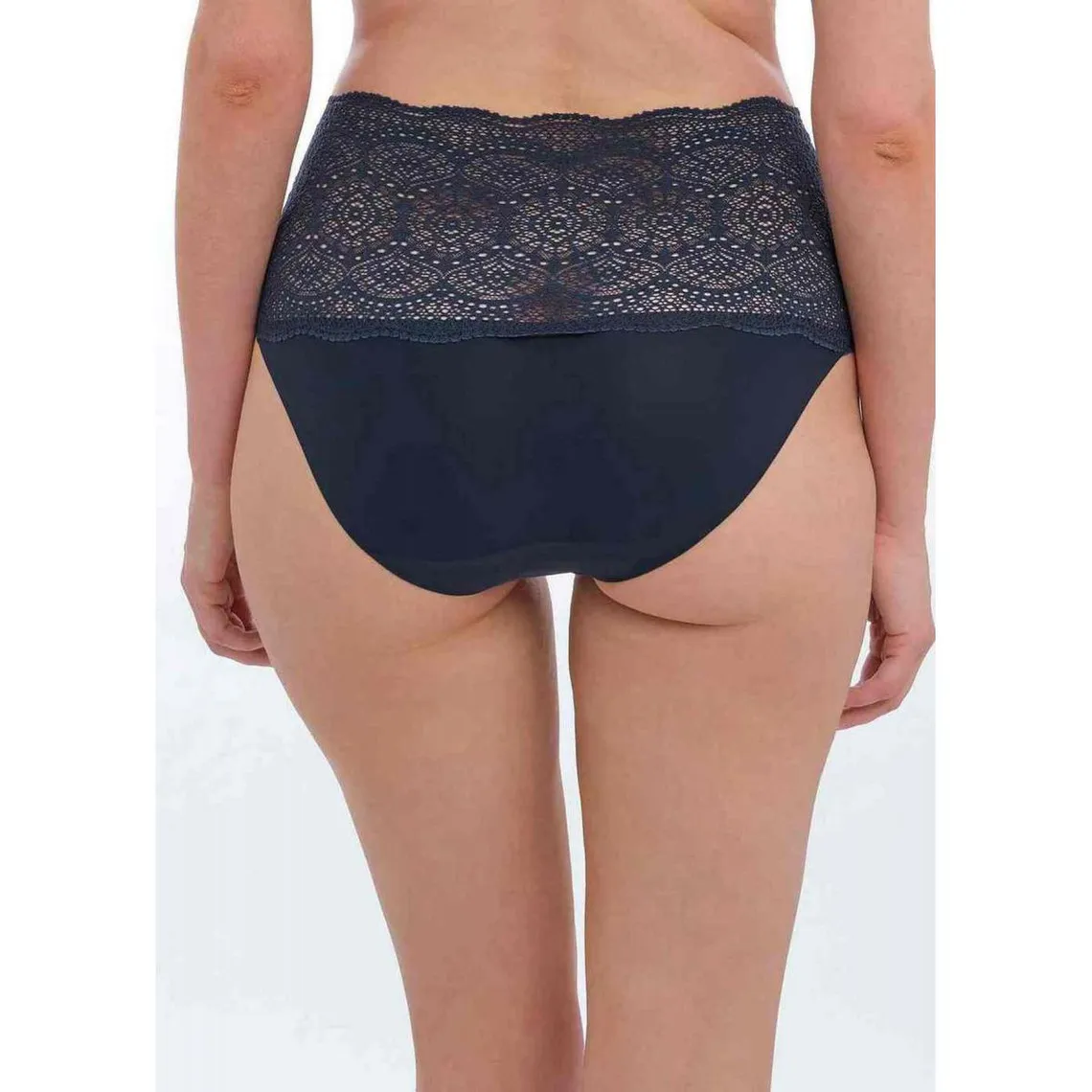 Culotte taille haute dentelle stretch invisible - Bleue Fantasie en nylon | 3 Suisses