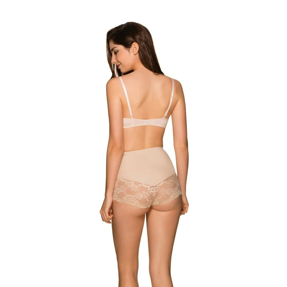 Culotte taille haute gainante - Nude | 3 Suisses