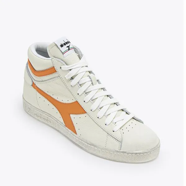 Diadora - Sneakers - Game Hi Waxed Orange Fluo