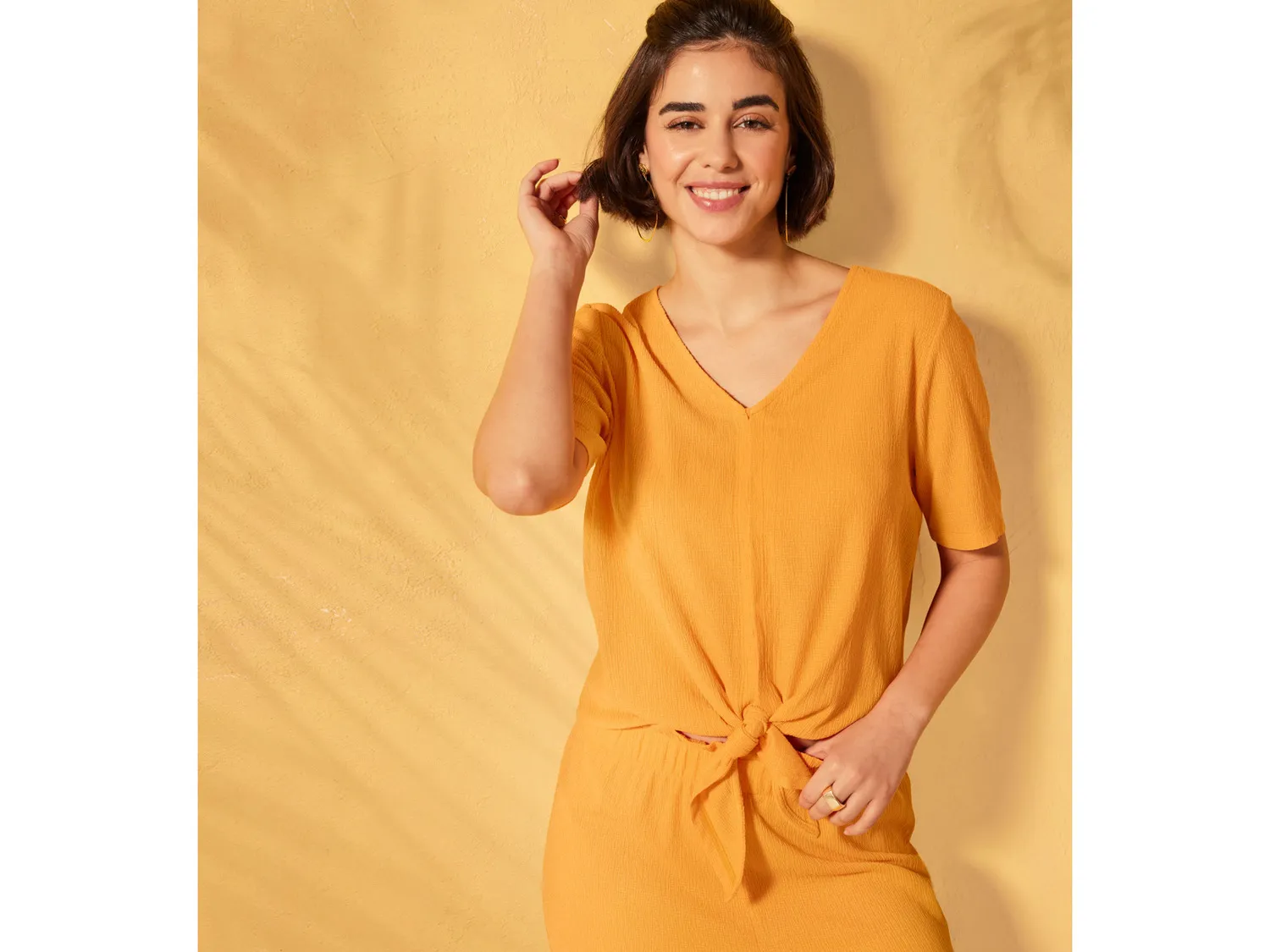 esmara® Blouse avec nœud femme