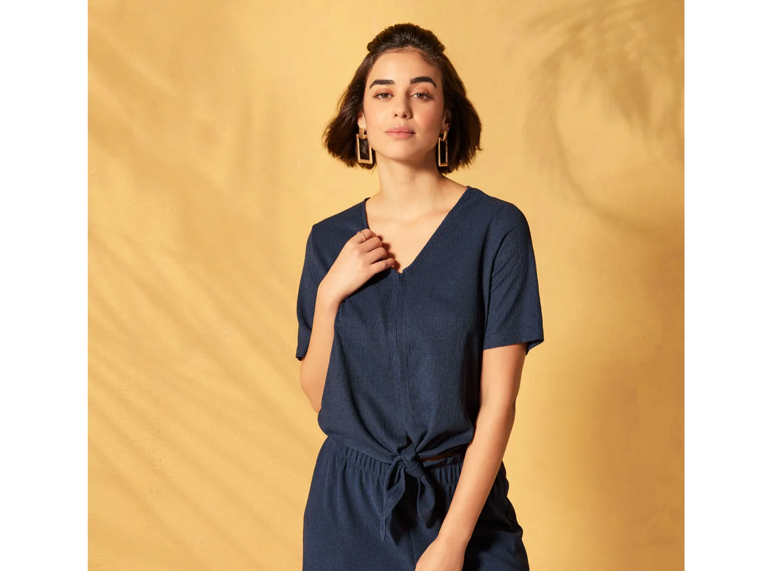 esmara® Blouse avec nœud femme