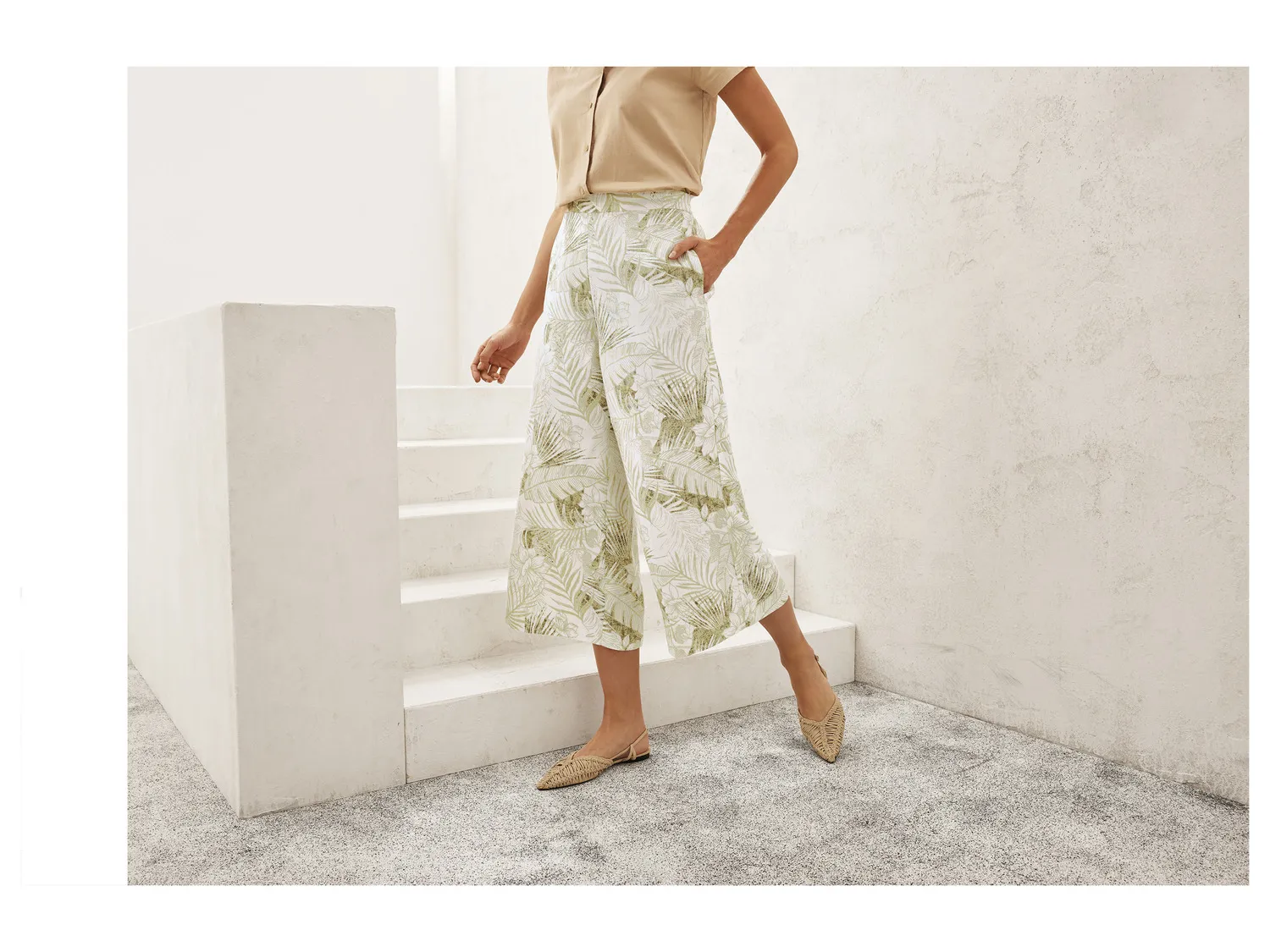 esmara® Jupe-culotte en lin femme