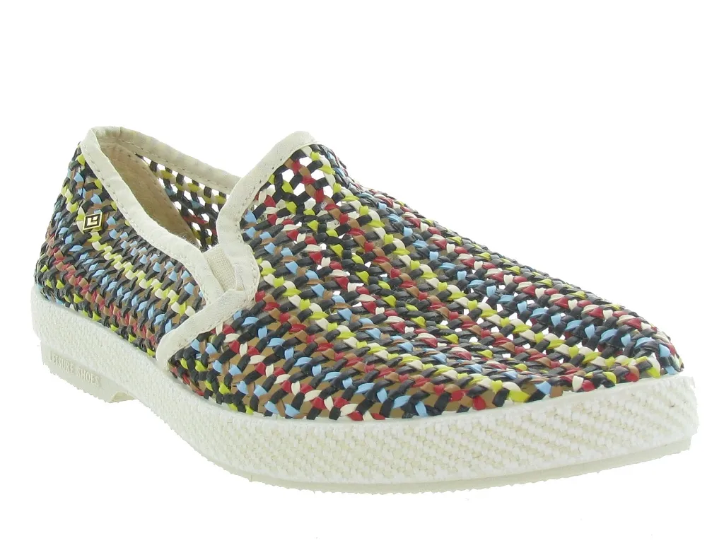 espadrilles - Espadrille plate - femme - Toile Jean - Multicolor - Rivieras