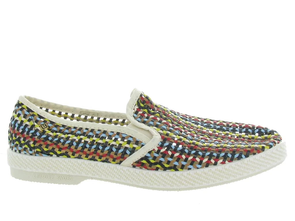 espadrilles - Espadrille plate - femme - Toile Jean - Multicolor - Rivieras