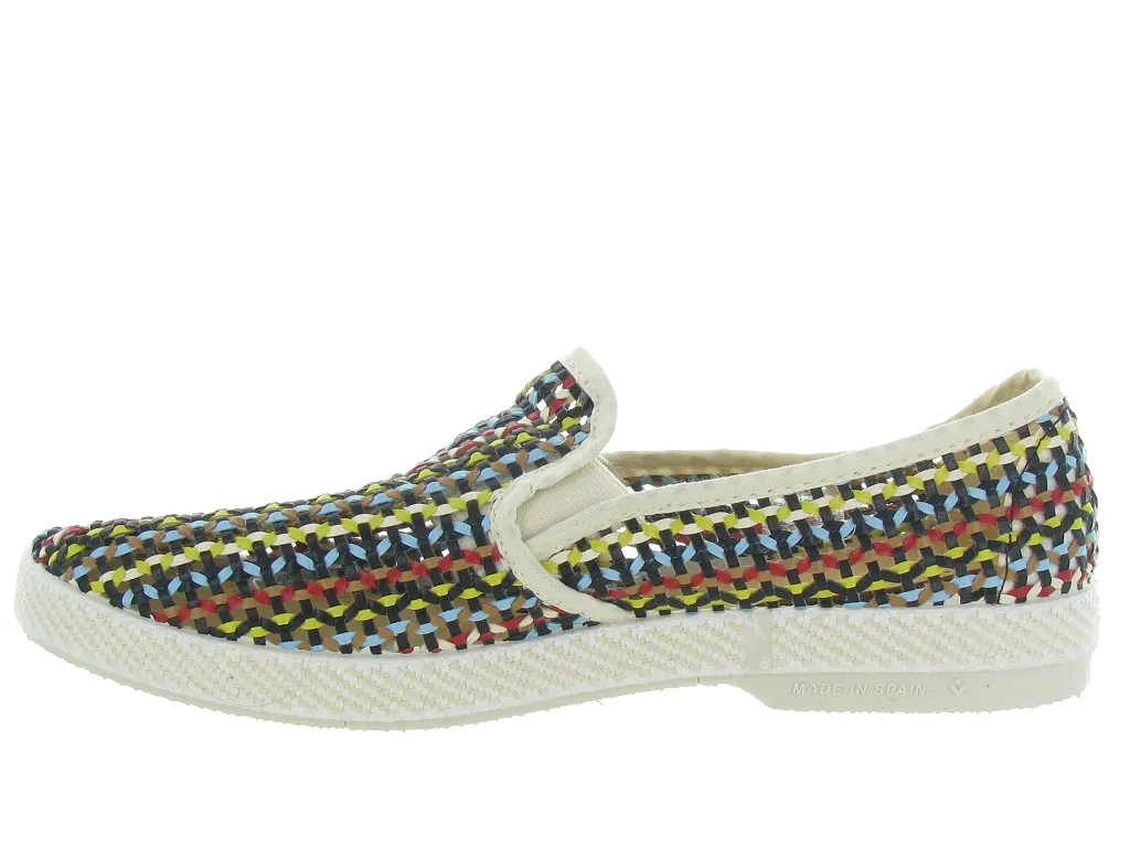 espadrilles - Espadrille plate - femme - Toile Jean - Multicolor - Rivieras