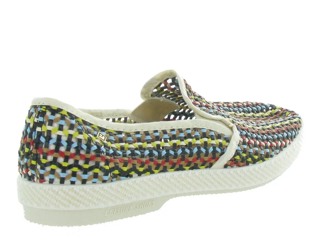 espadrilles - Espadrille plate - femme - Toile Jean - Multicolor - Rivieras