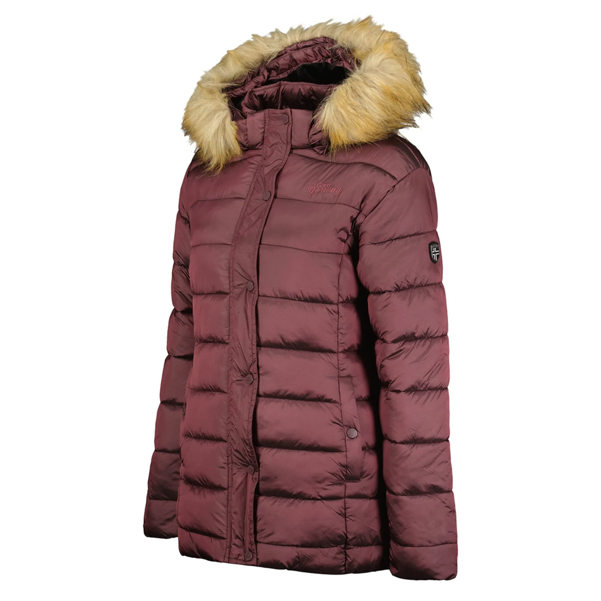 Geographical Norway Adela Femme - Parka matelassée Bordeaux