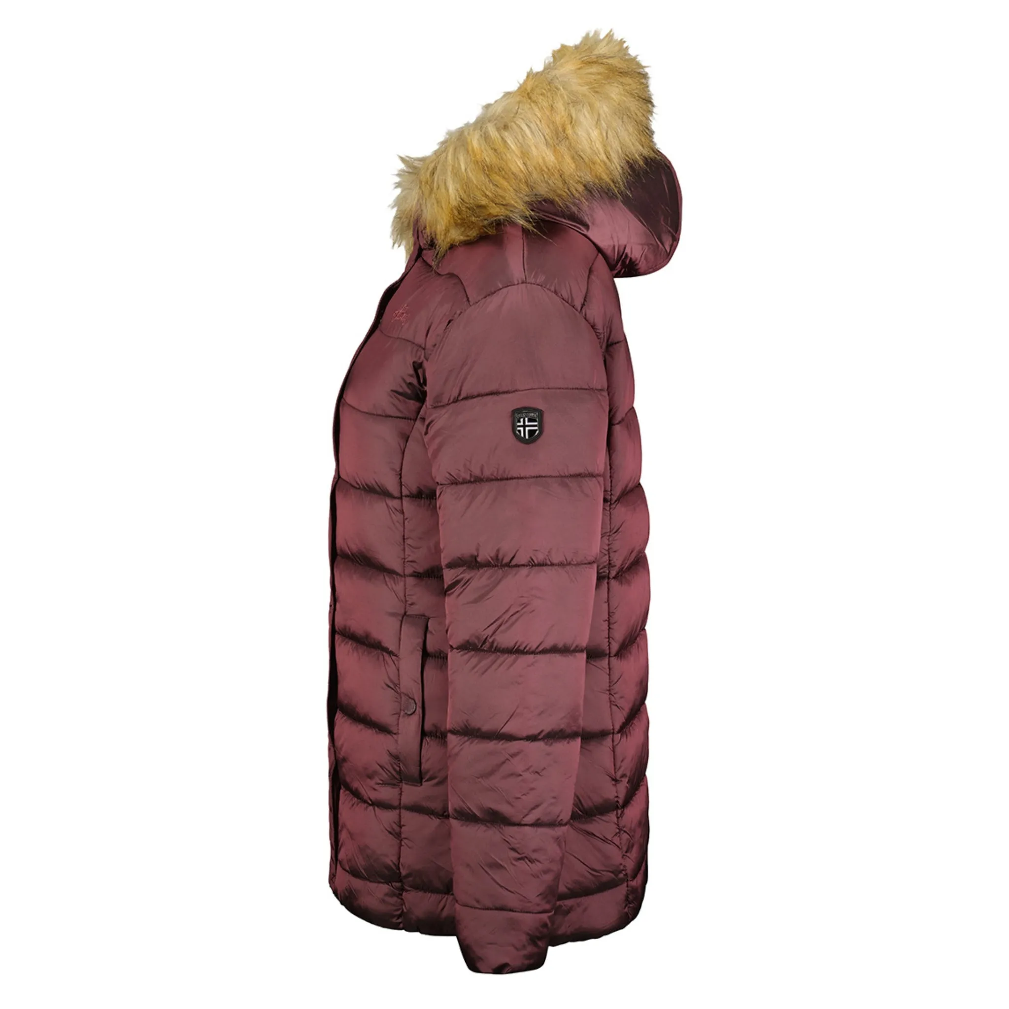 Geographical Norway Adela Femme - Parka matelassée Bordeaux