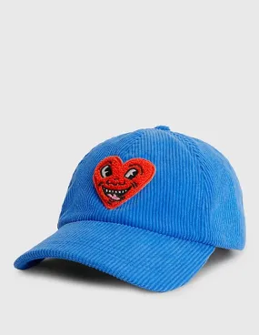 Gorra Tommy Jeans x Keith Haring Corduroy Azul Unisex AU0AU01802-C4H AZUL