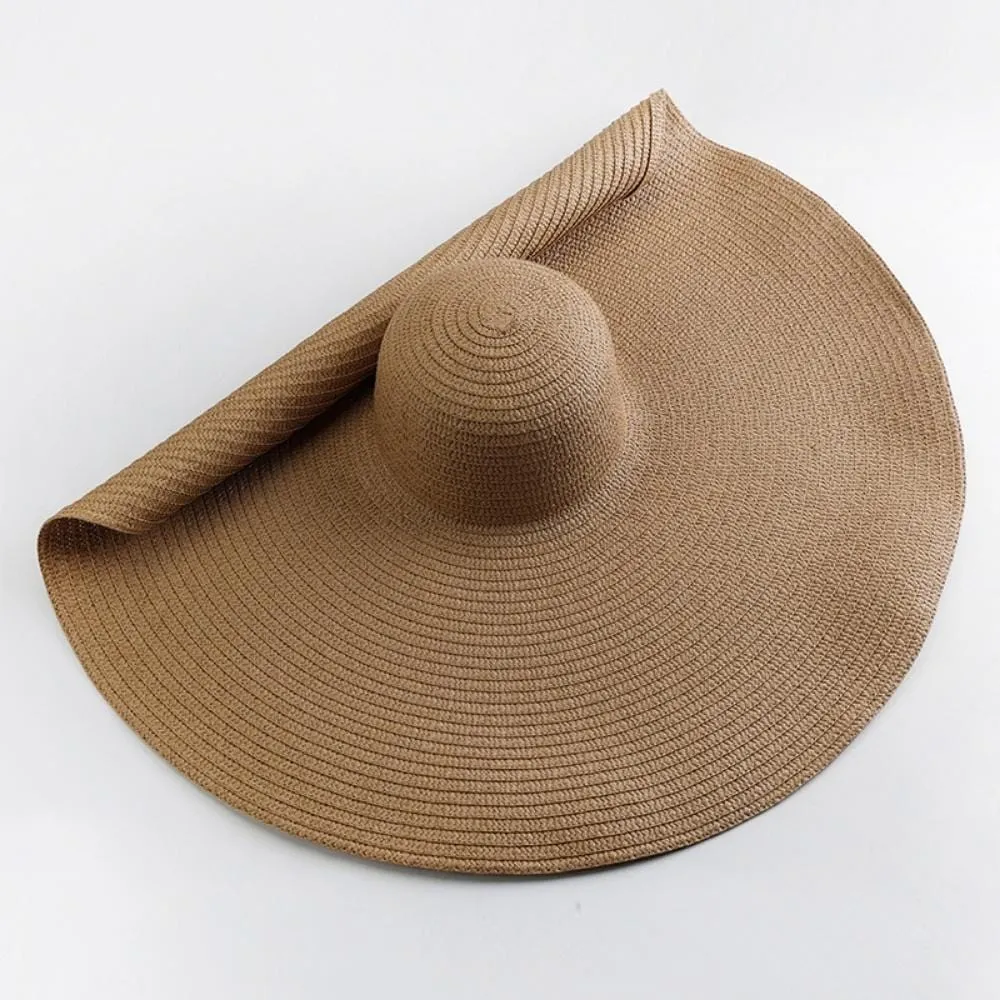 Grand Chapeau En Paille Pour Femme