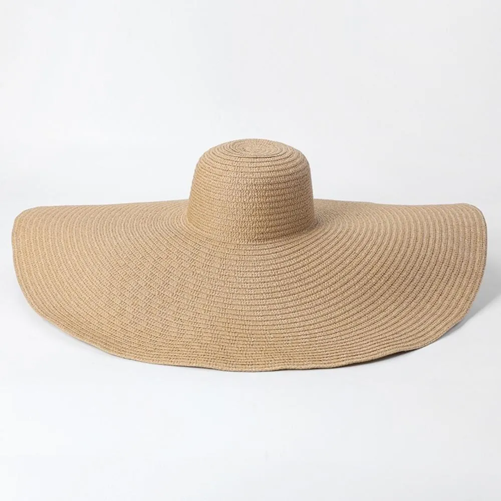 Grand Chapeau En Paille Pour Femme