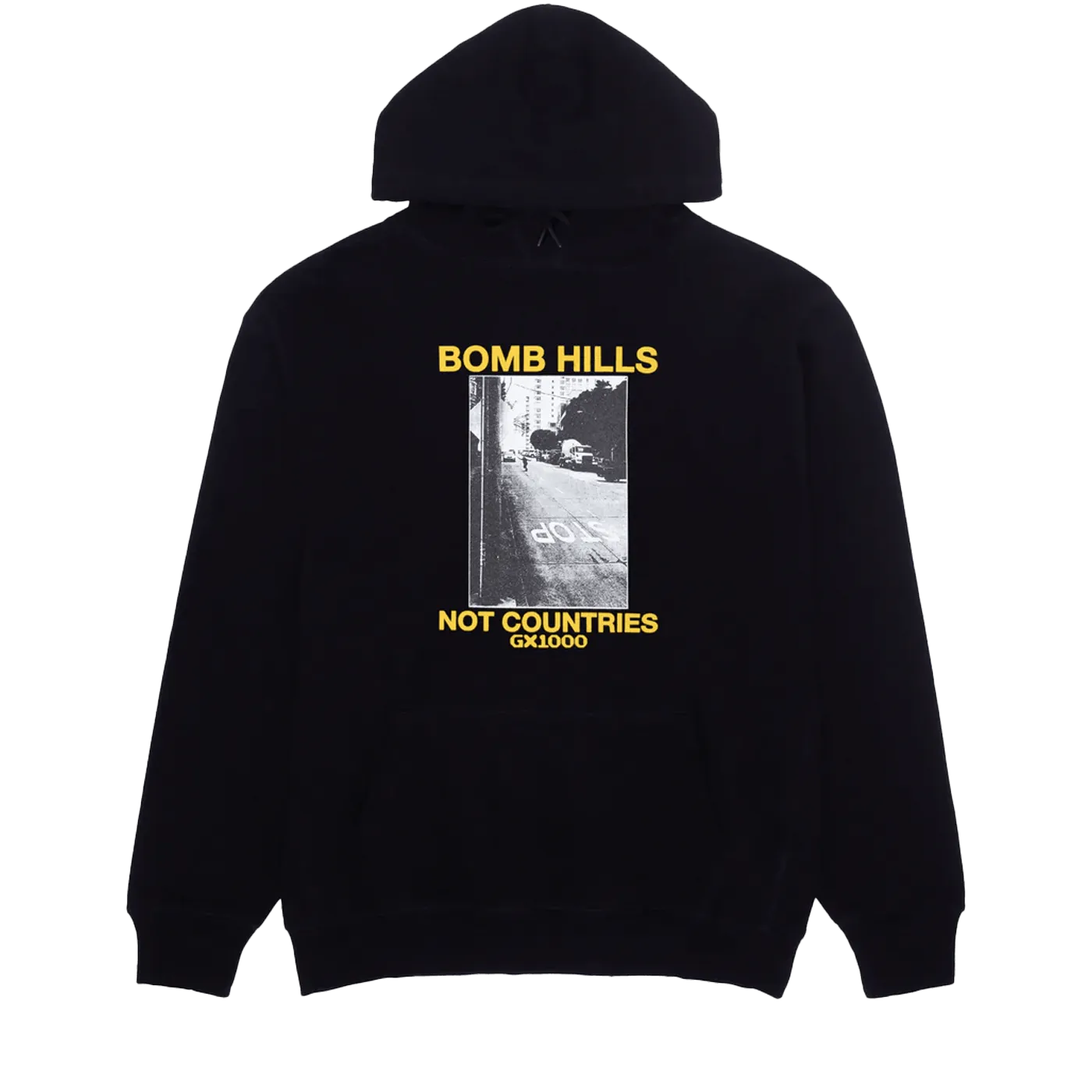 GX1000 Bomb Hills Hoodie Black Yellow