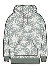 Hoodie en coton bio Arame - Pistache Algue