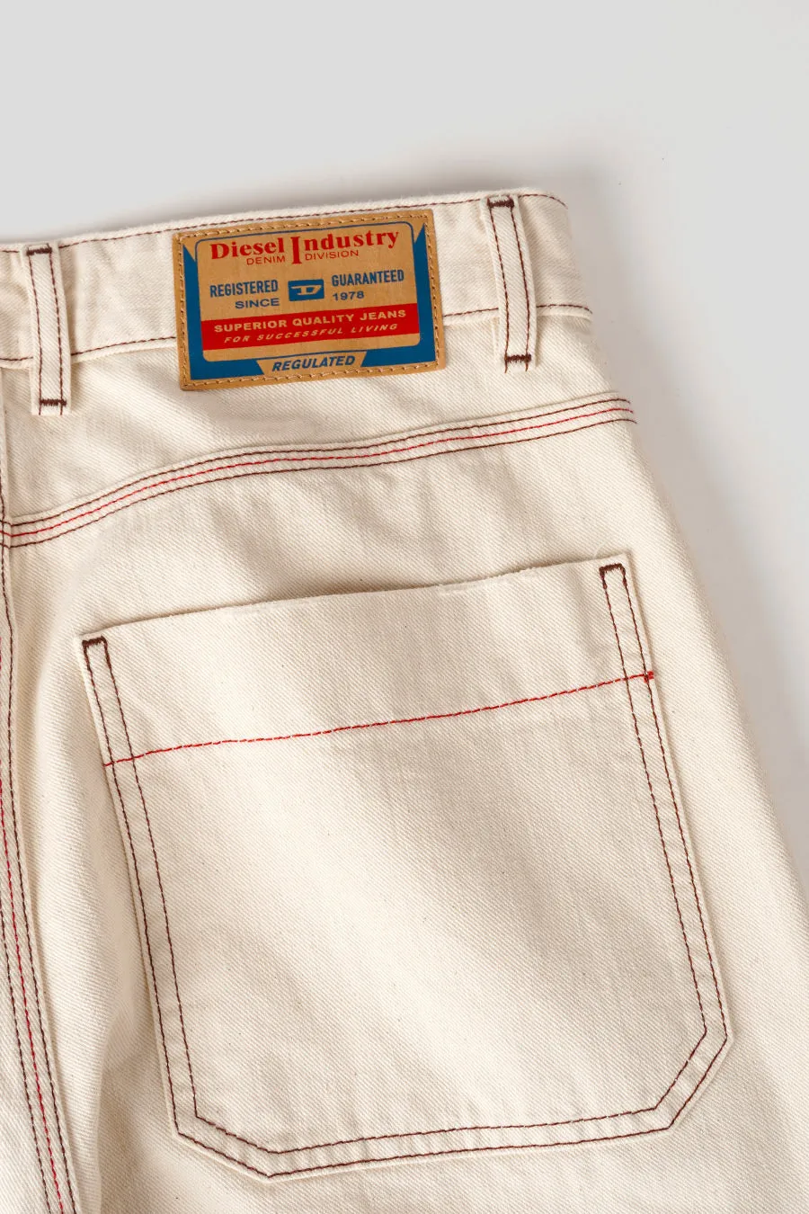 JEANS CARGO 1996 BLANC