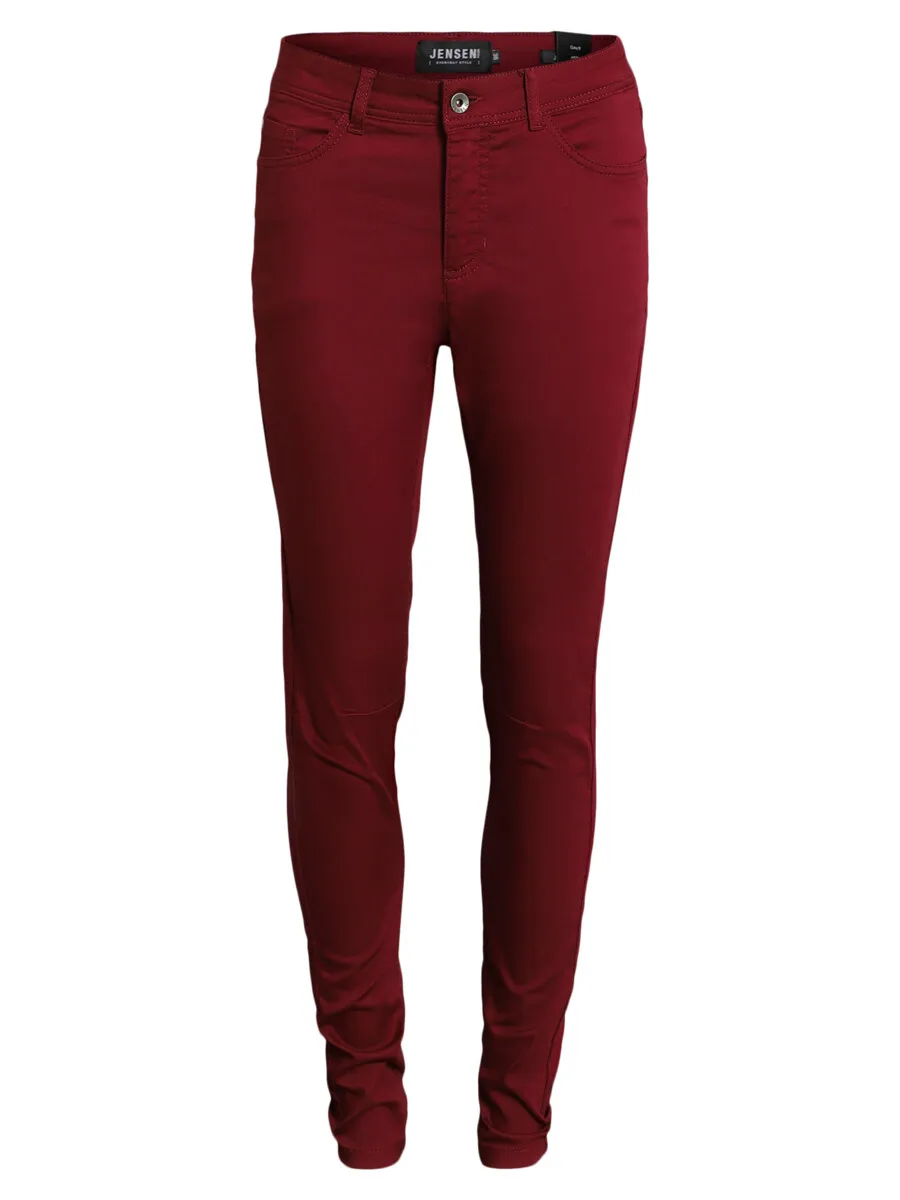 Jeans skinny bordeaux - Jensen