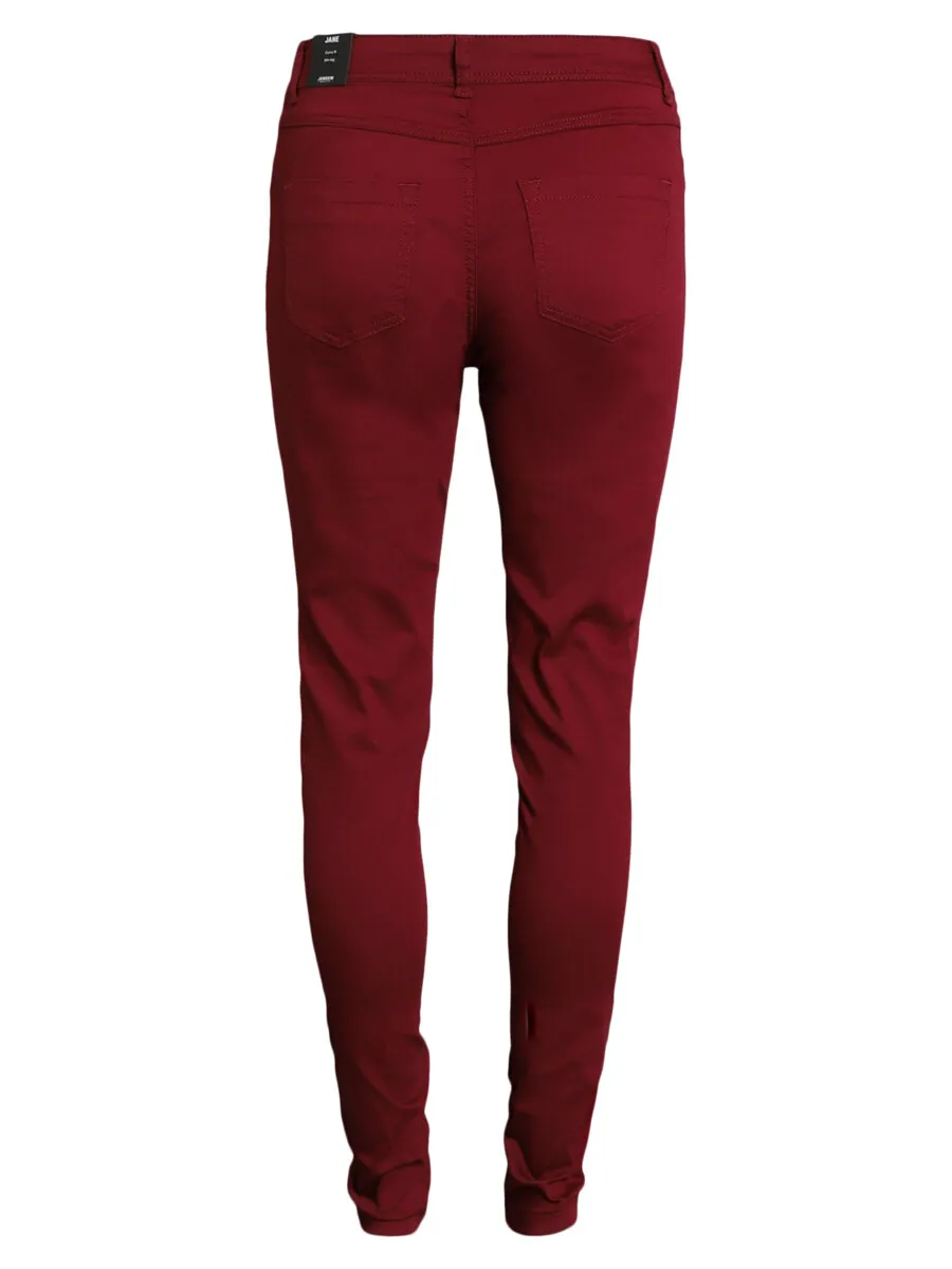 Jeans skinny bordeaux - Jensen