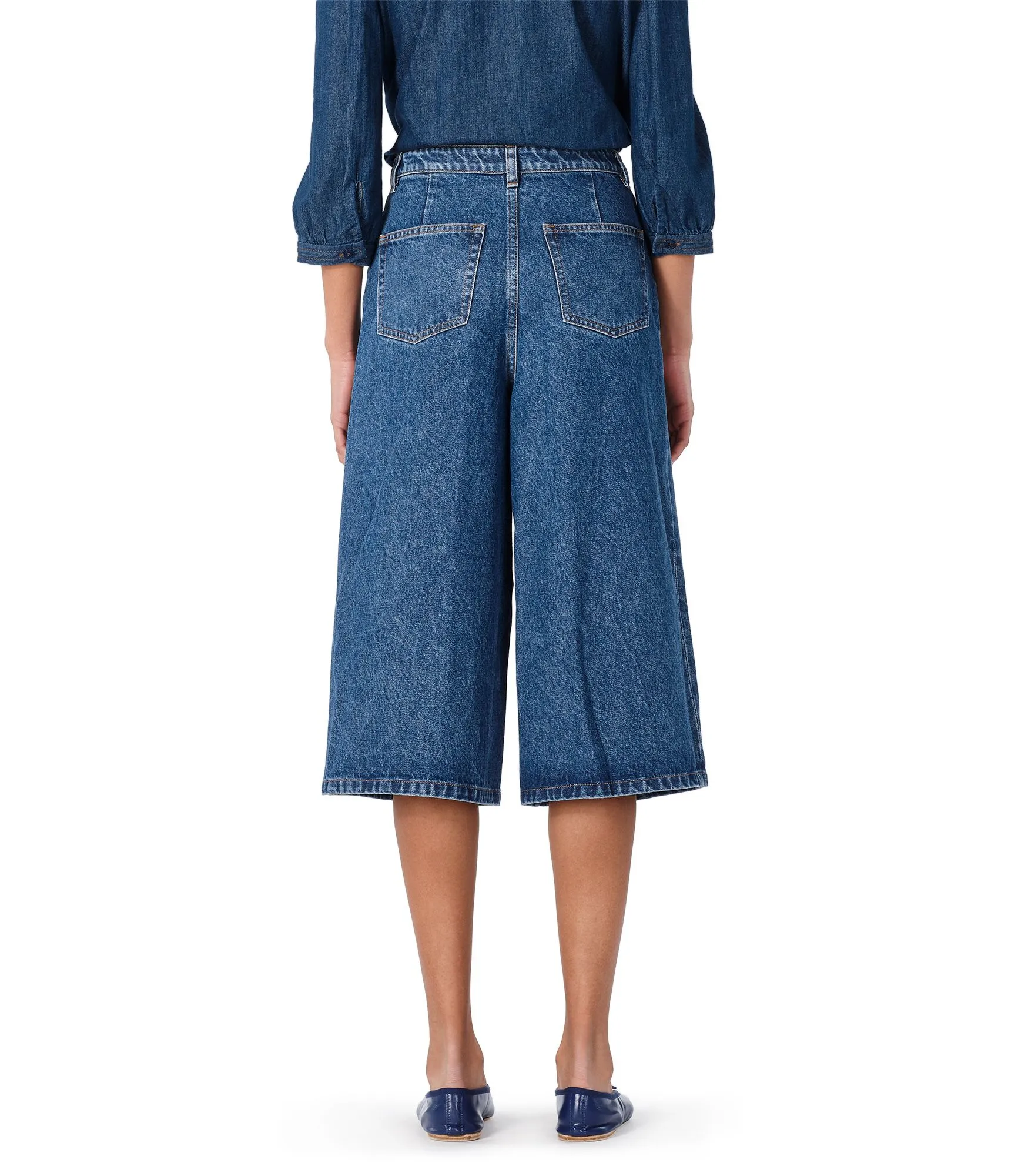 Jupe Culotte Hope Bleu foncé | A.P.C.