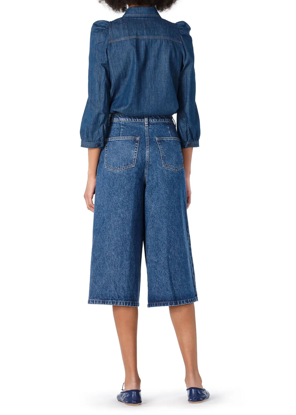 Jupe Culotte Hope Bleu foncé | A.P.C.