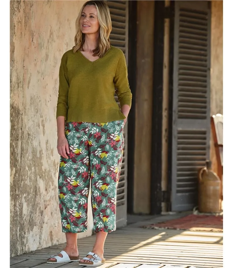 Jupe culotte imprimée - Femme - Viscose