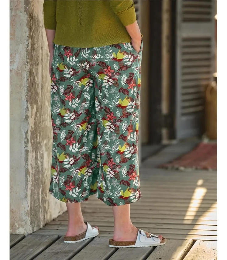 Jupe culotte imprimée - Femme - Viscose