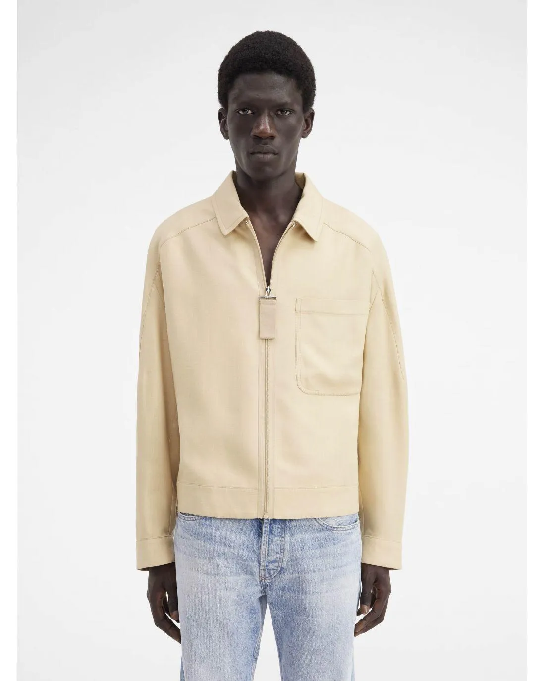 LE BLOUSON LINU BEIGE - Jacquemus | Chez Maman Rouen