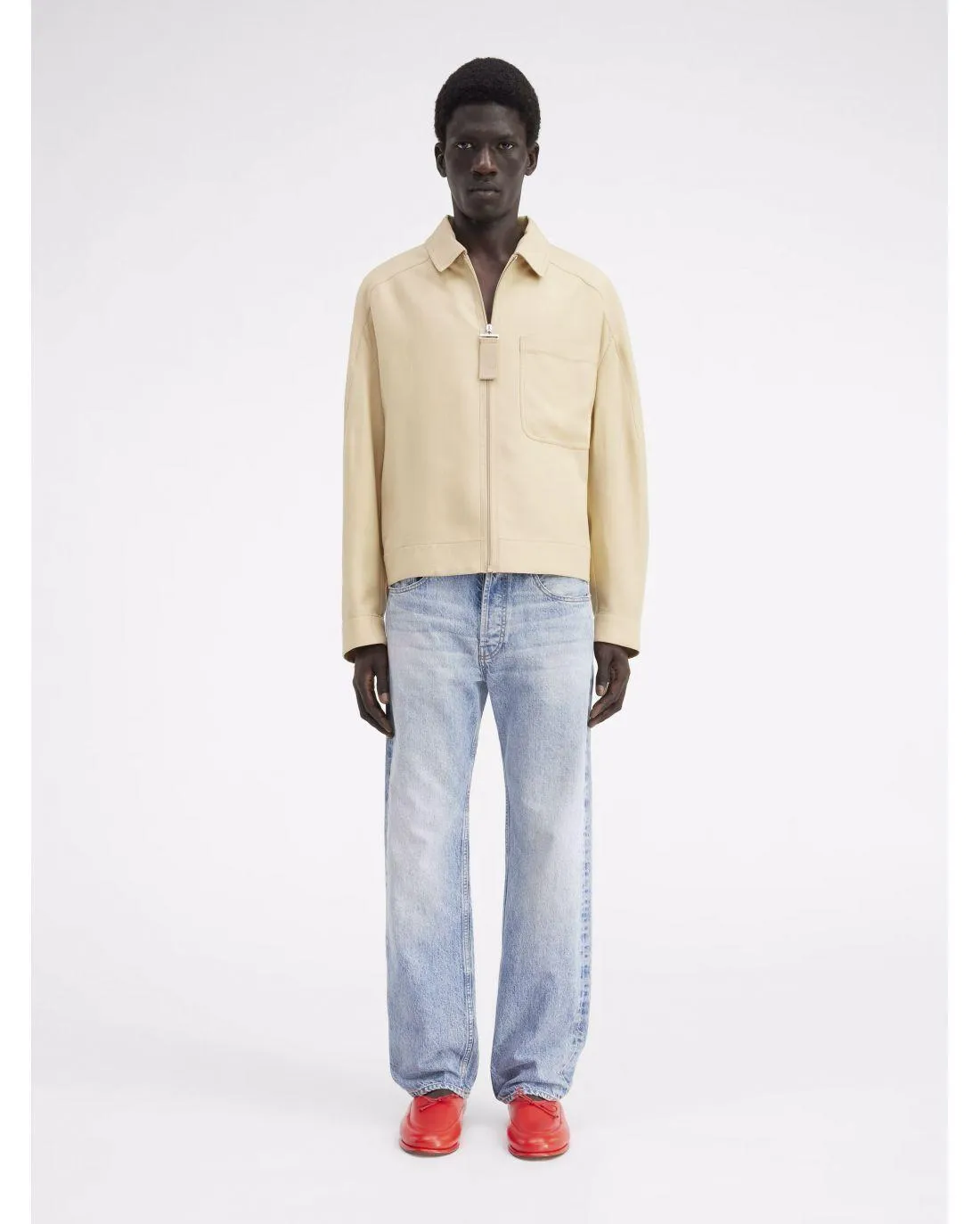 LE BLOUSON LINU BEIGE - Jacquemus | Chez Maman Rouen