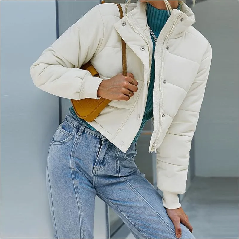 Manteau blanc femme chic