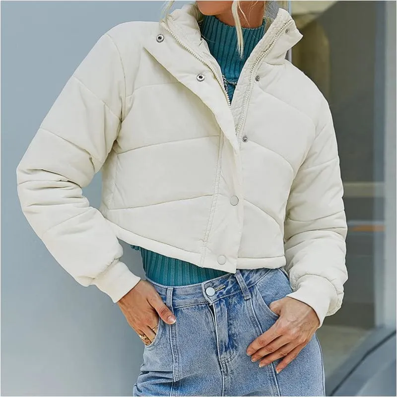 Manteau blanc femme chic