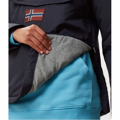 Manteau d'hiver Napapijri Femme Rainforest Pocket 2 Blu Marine