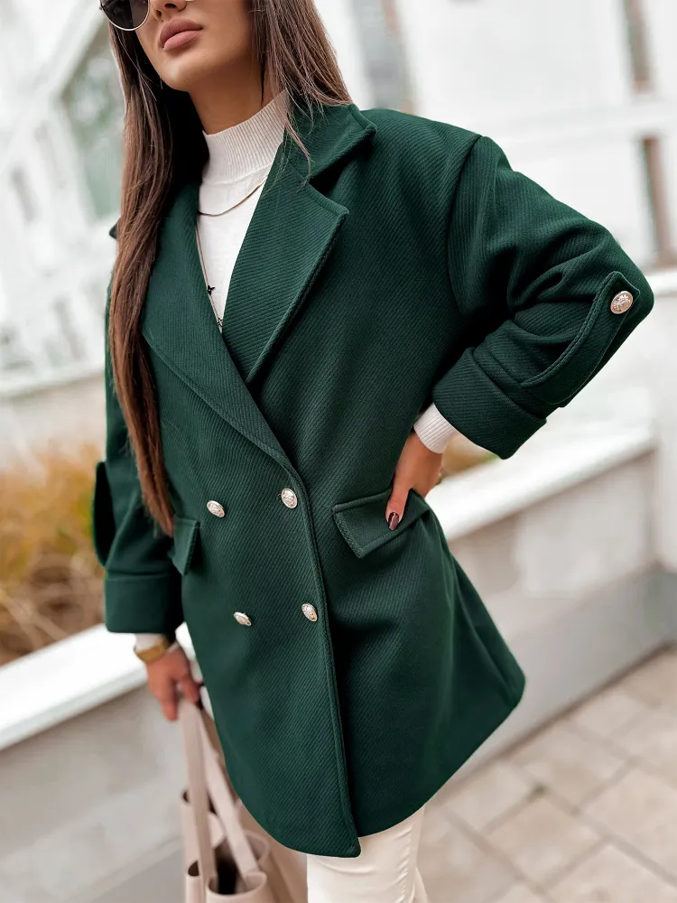 MANTEAU DAFNA VERT