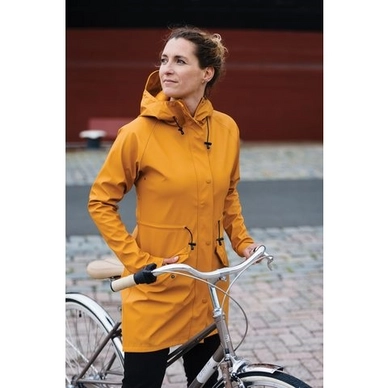 Manteau de Pluie AGU Parka Femme Silda Mustard