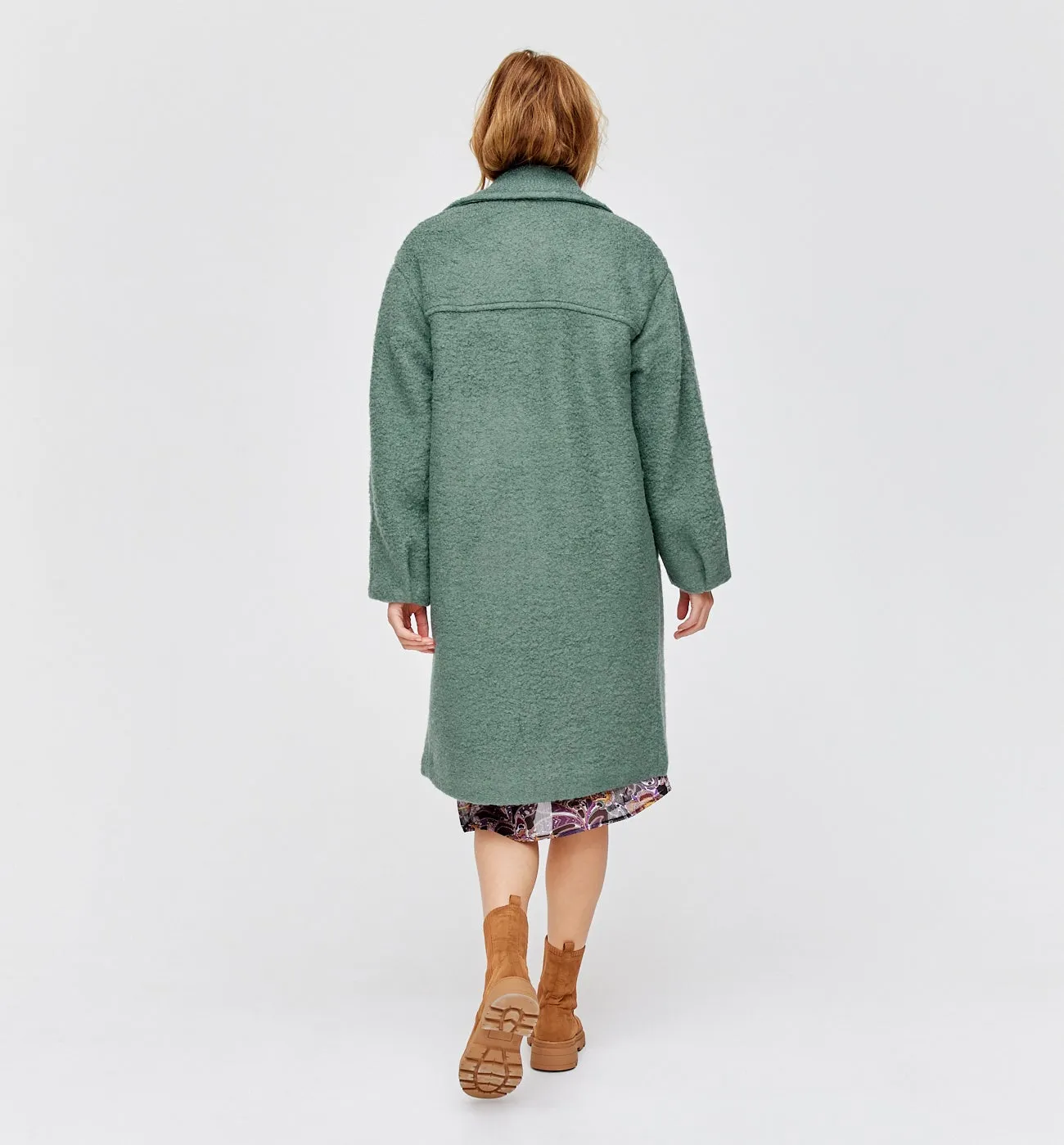 Manteau en laine Femme - Vert