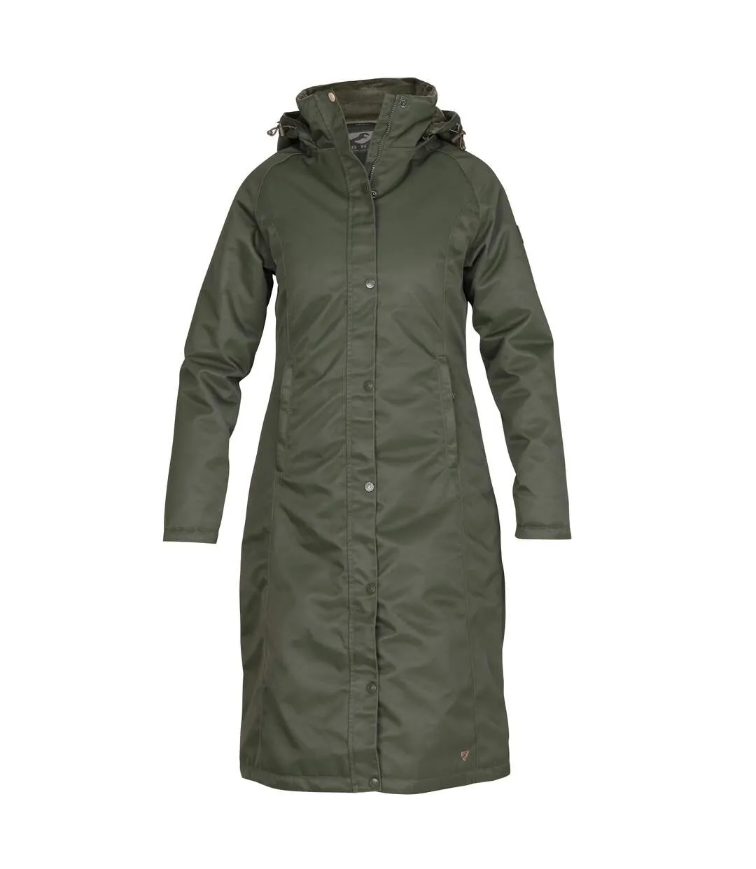 Manteau halcyon femme vert Aubrion