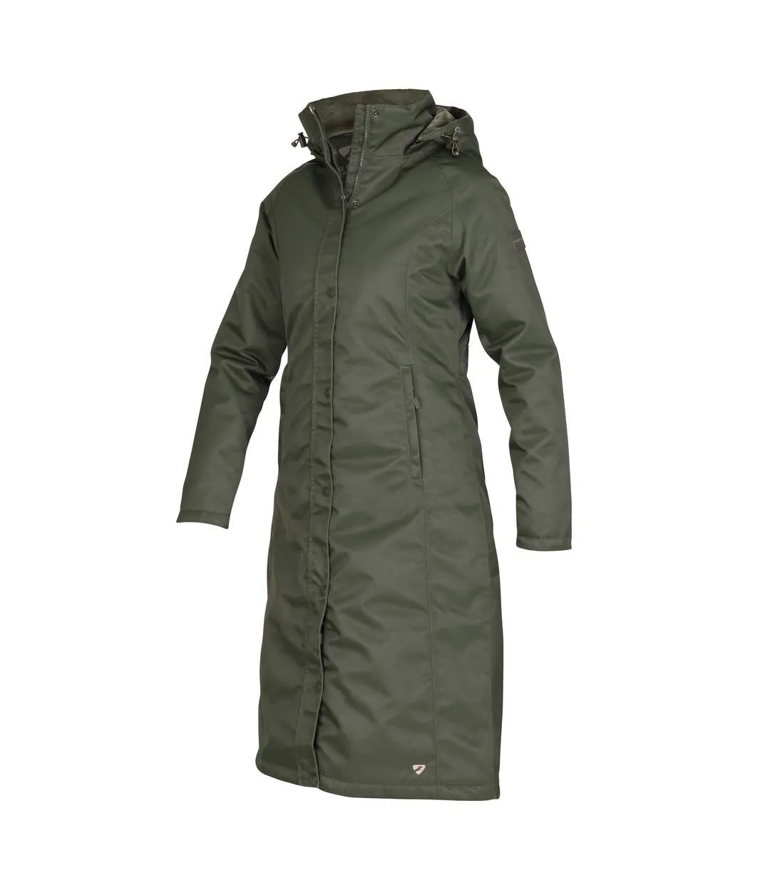 Manteau halcyon femme vert Aubrion