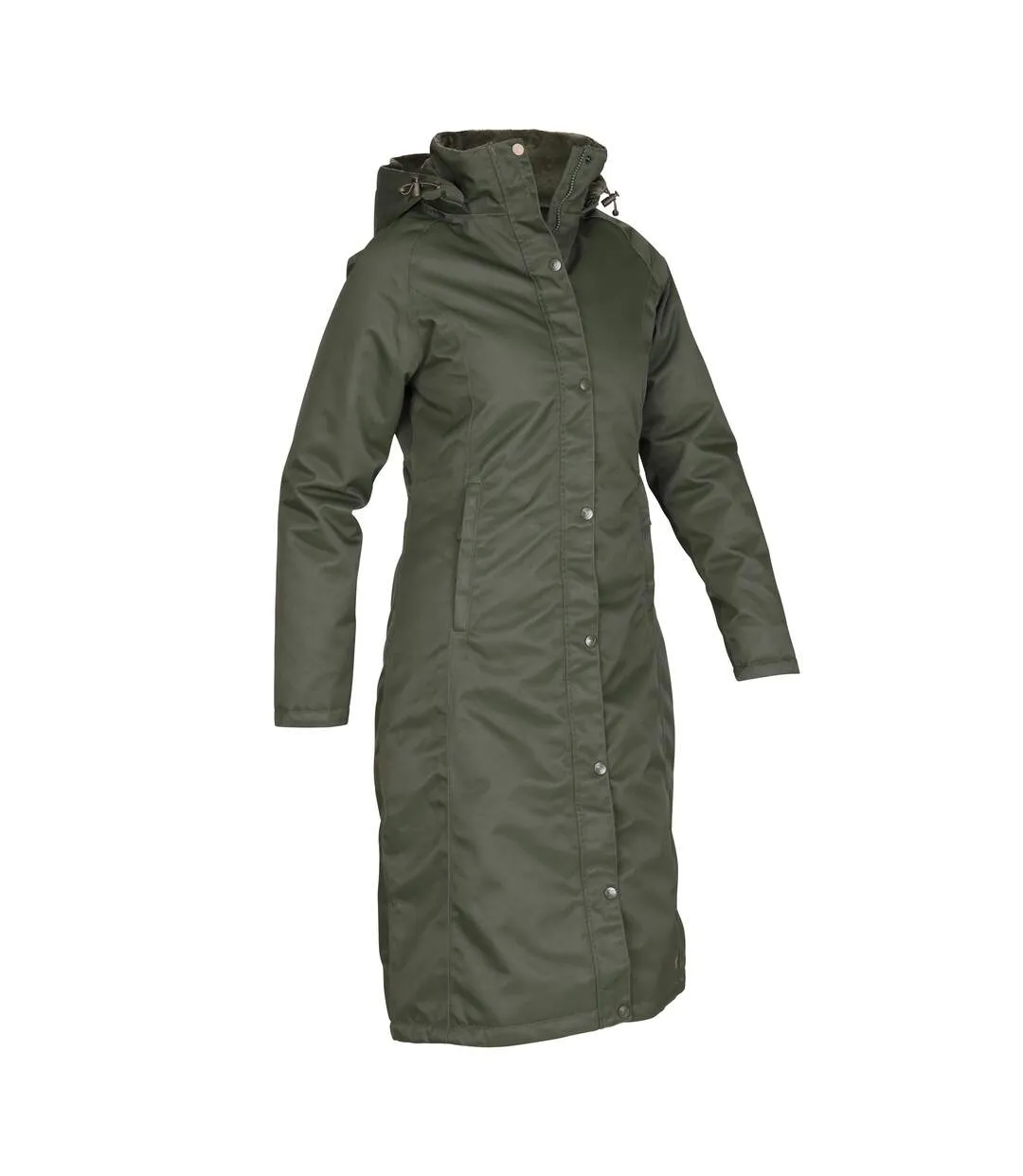 Manteau halcyon femme vert Aubrion